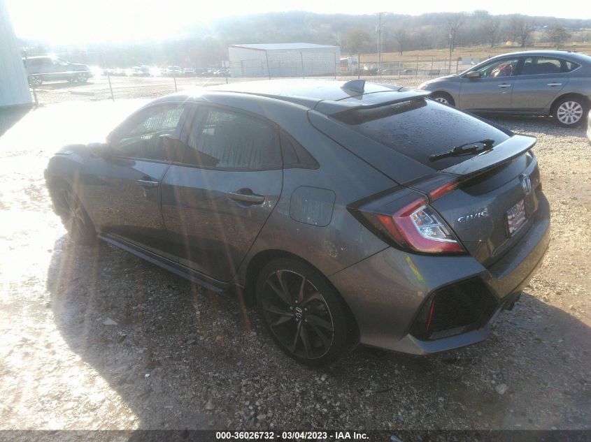 2019 HONDA CIVIC HATCHBACK SPORT - SHHFK7H45KU224890