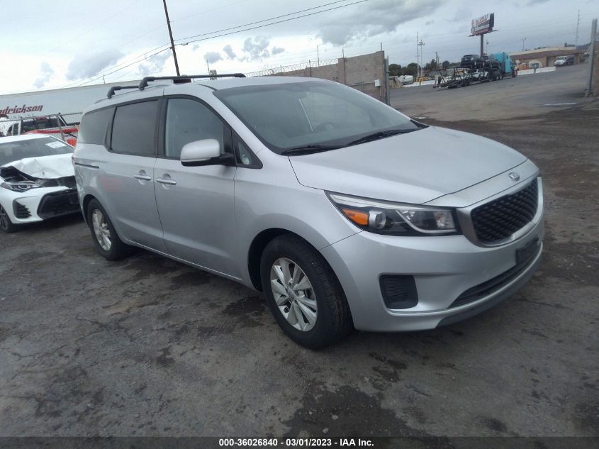 2016 KIA SEDONA LX - KNDMB5C17G6094821