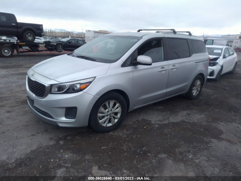 2016 KIA SEDONA LX - KNDMB5C17G6094821