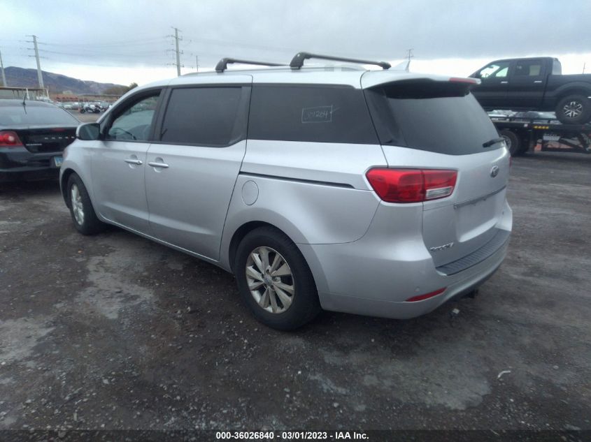 2016 KIA SEDONA LX - KNDMB5C17G6094821
