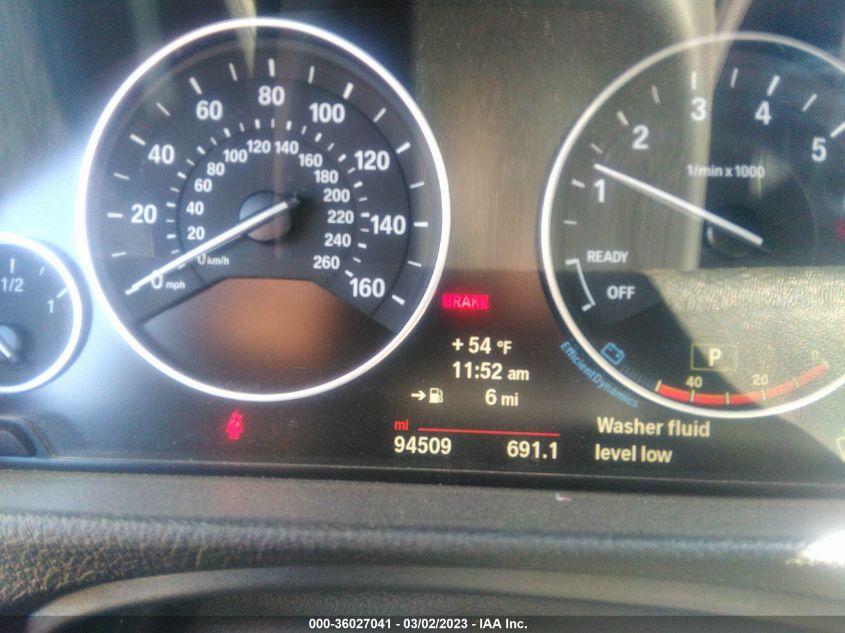 2014 BMW 3 SERIES 328I XDRIVE - WBA3B5G55ENS06296