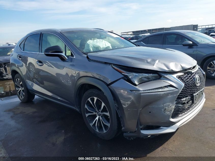 VIN JTJBARBZ6G2047678 2016 LEXUS NX 200T no.1