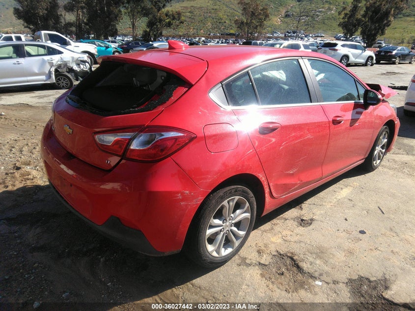 VIN 3G1BE6SM4KS543725 2019 CHEVROLET CRUZE LT