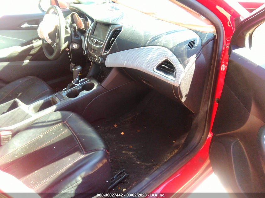 VIN 3G1BE6SM4KS543725 2019 CHEVROLET CRUZE LT