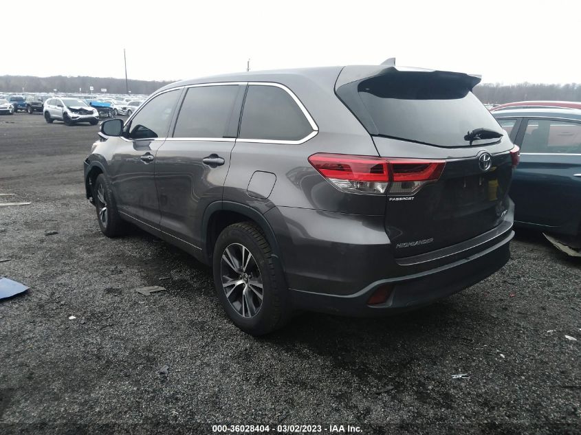 2018 TOYOTA HIGHLANDER LE - 5TDBZRFH3JS498967