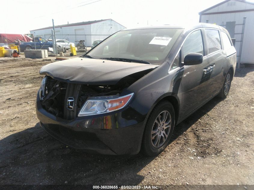 2013 HONDA ODYSSEY EX-L - 5FNRL5H64DB078454