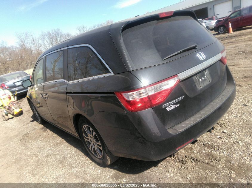 2013 HONDA ODYSSEY EX-L - 5FNRL5H64DB078454
