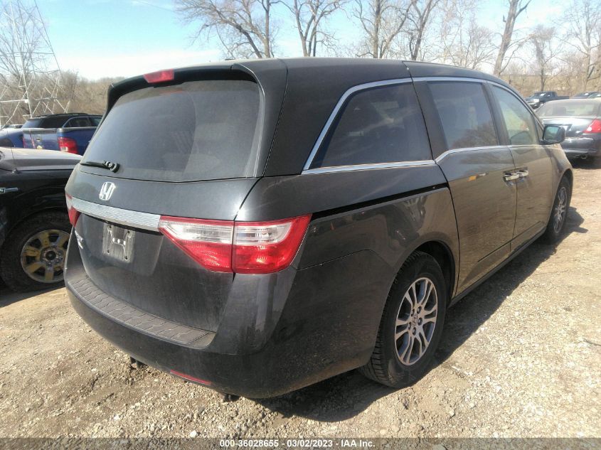 2013 HONDA ODYSSEY EX-L - 5FNRL5H64DB078454