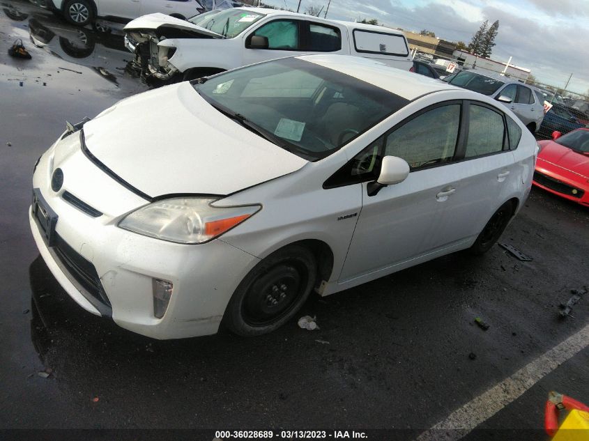 2013 TOYOTA PRIUS ONE/TWO/THREE/FOUR/FIVE - JTDKN3DU7D1682366