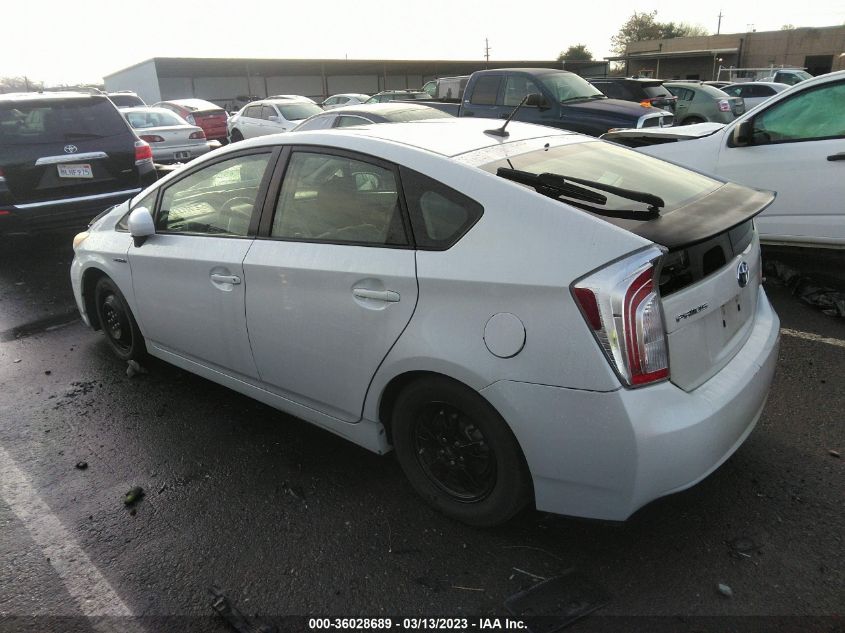 2013 TOYOTA PRIUS ONE/TWO/THREE/FOUR/FIVE - JTDKN3DU7D1682366