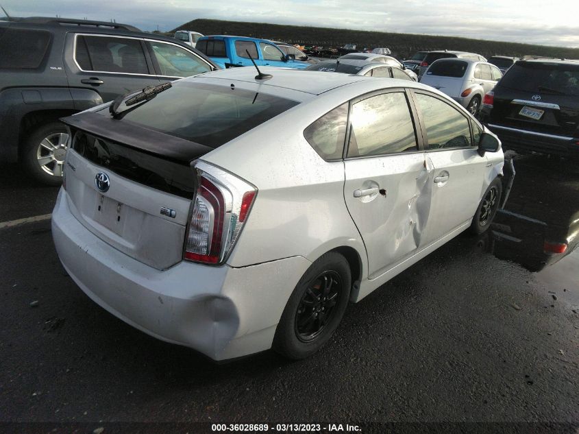 2013 TOYOTA PRIUS ONE/TWO/THREE/FOUR/FIVE - JTDKN3DU7D1682366