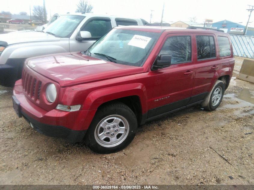 2014 JEEP PATRIOT SPORT - 1C4NJPBA6ED805776