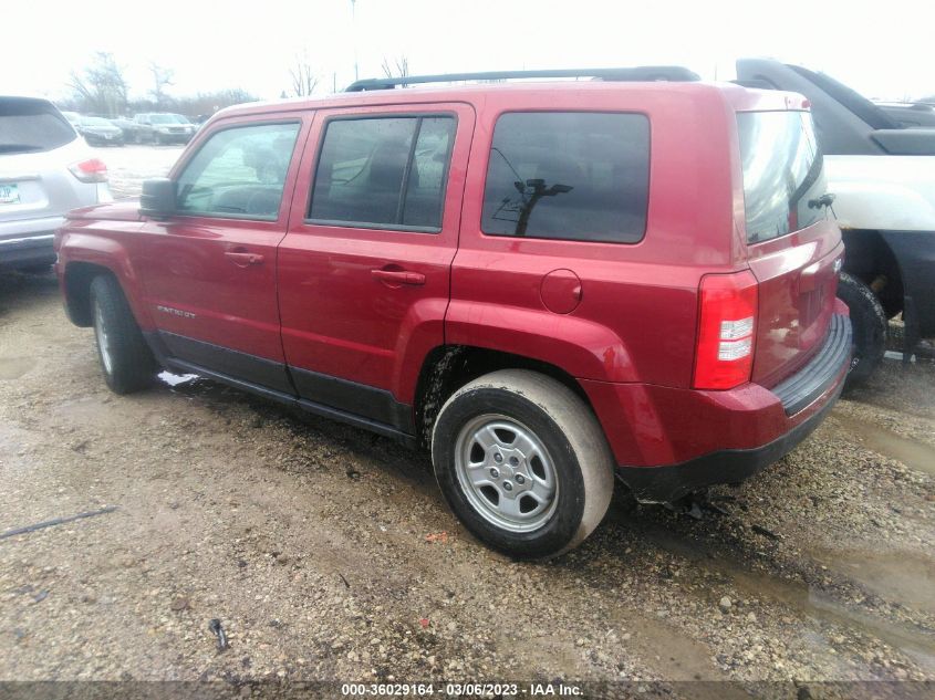 2014 JEEP PATRIOT SPORT - 1C4NJPBA6ED805776