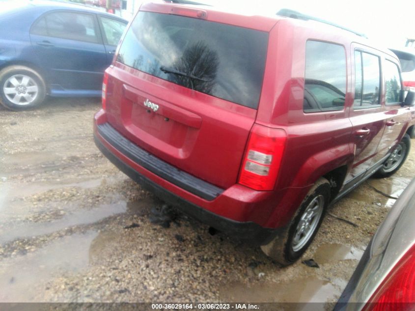 2014 JEEP PATRIOT SPORT - 1C4NJPBA6ED805776