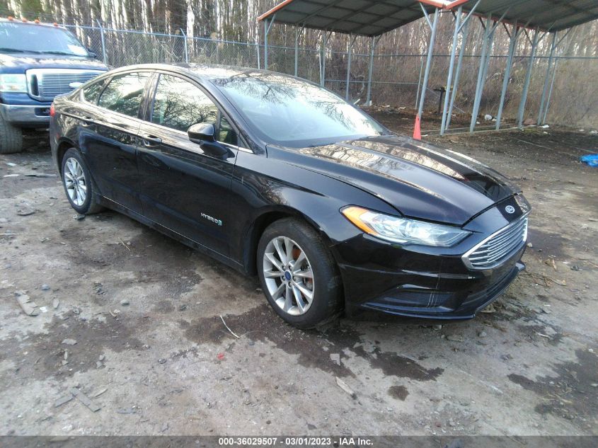 Lot #2541528560 2017 FORD FUSION HYBRID SE salvage car