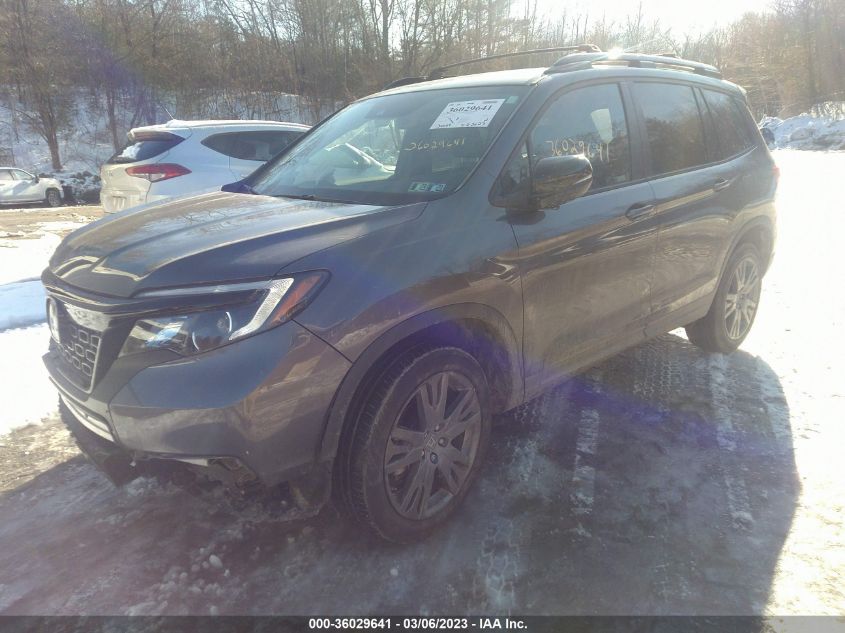 2019 HONDA PASSPORT EX-L 5FNYF8H56KB018703