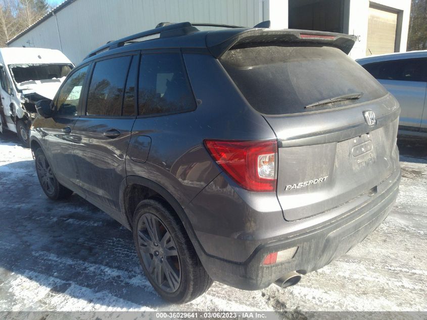 2019 HONDA PASSPORT EX-L 5FNYF8H56KB018703