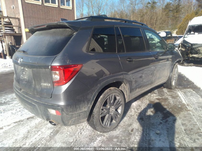 2019 HONDA PASSPORT EX-L 5FNYF8H56KB018703
