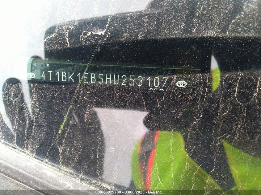 VIN 4T1BK1EB5HU253107 2017 TOYOTA AVALON XLE/XLE PLUS