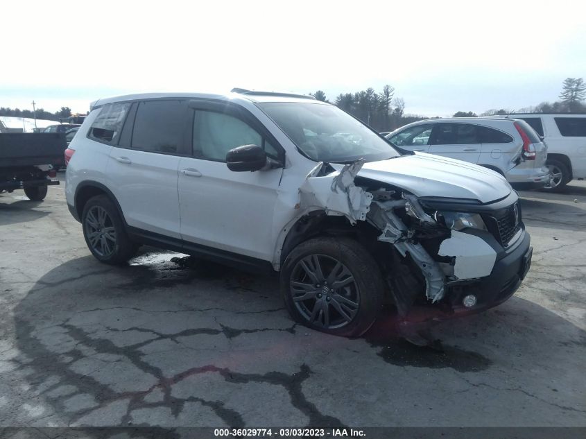 2021 HONDA PASSPORT EX-L - 5FNYF8H58MB011562