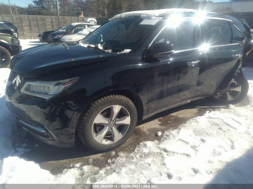 2014 ACURA MDX - 5FRYD3H21EB004709