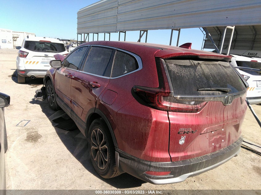 VIN 7FARW1H55NE009303 2022 HONDA CR-V EX