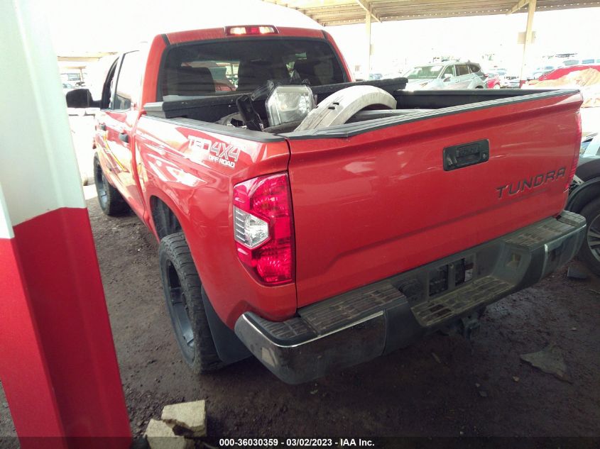 2016 TOYOTA TUNDRA 4WD TRUCK SR5/TRD PRO - 5TFDW5F18GX576272