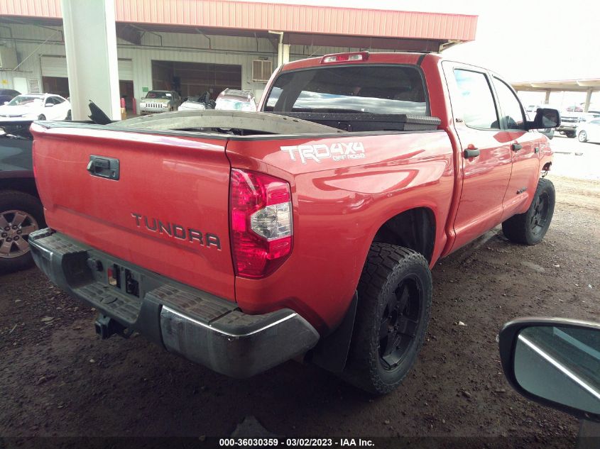 2016 TOYOTA TUNDRA 4WD TRUCK SR5/TRD PRO - 5TFDW5F18GX576272