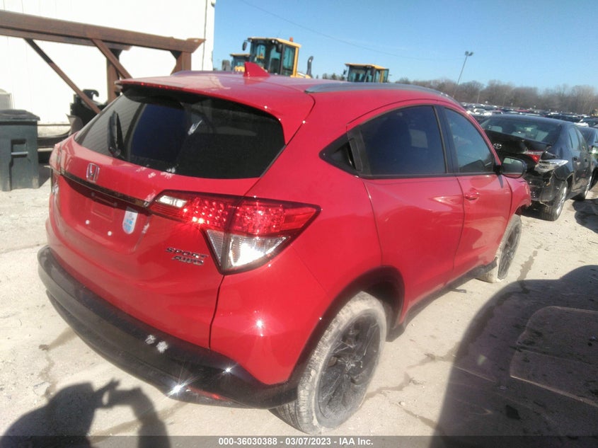 VIN 3CZRU6H17MM700090 2021 HONDA HR-V SPORT