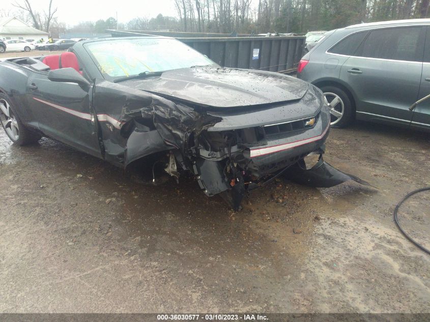 2015 CHEVROLET CAMARO LT - 2G1FF3D35F9209739