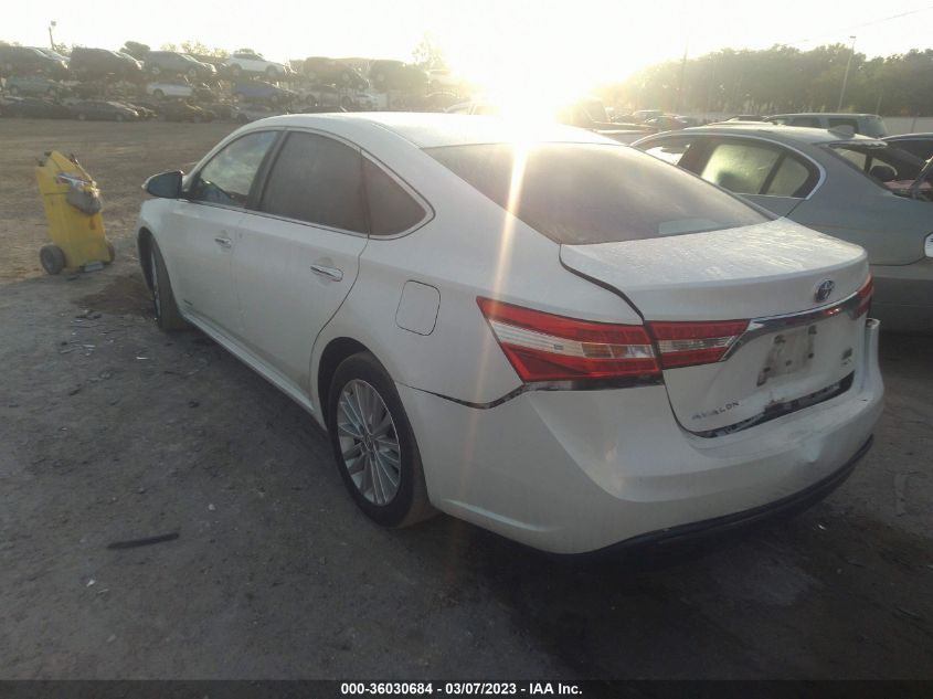 2014 TOYOTA AVALON HYBRID LIMITED/XLE TOURING 4T1BD1EB5EU019586