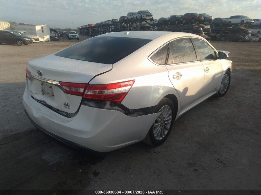 2014 TOYOTA AVALON HYBRID LIMITED/XLE TOURING 4T1BD1EB5EU019586