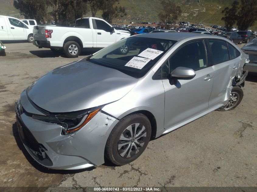 2022 TOYOTA COROLLA HYBRID LE - JTDEAMDE9NJ051823