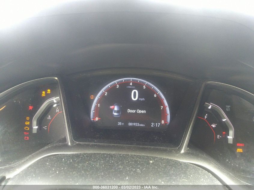 2018 HONDA CIVIC SI SEDAN 2HGFC1E58JH705204