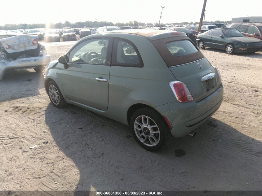 2015 FIAT 500C POP 3C3CFFDR3FT520085