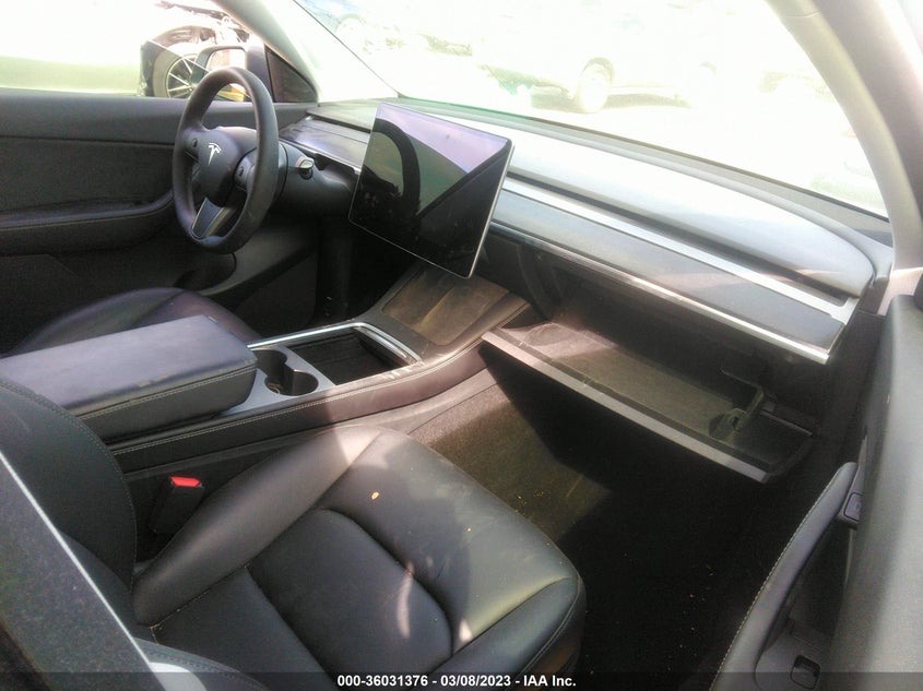 VIN 7SAYGDEE0NF329674 2022 TESLA MODEL Y LONG RANGE