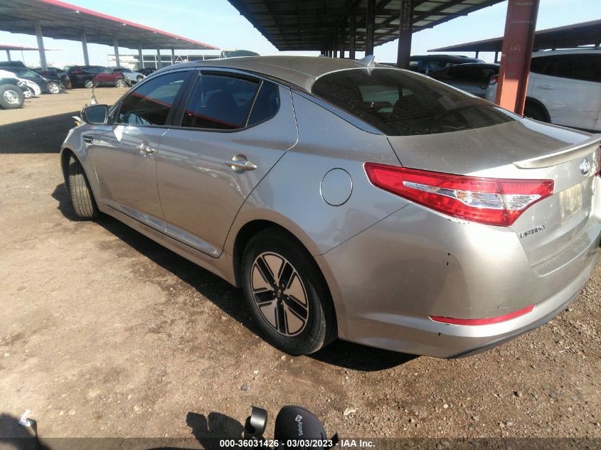 2013 KIA OPTIMA HYBRID LX - KNAGM4AD4D5041815