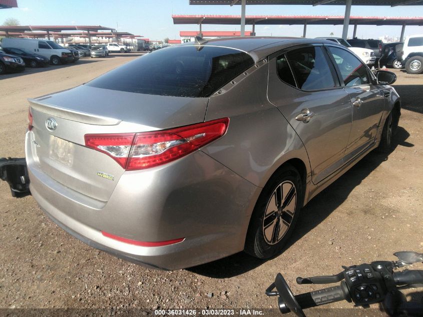 2013 KIA OPTIMA HYBRID LX - KNAGM4AD4D5041815