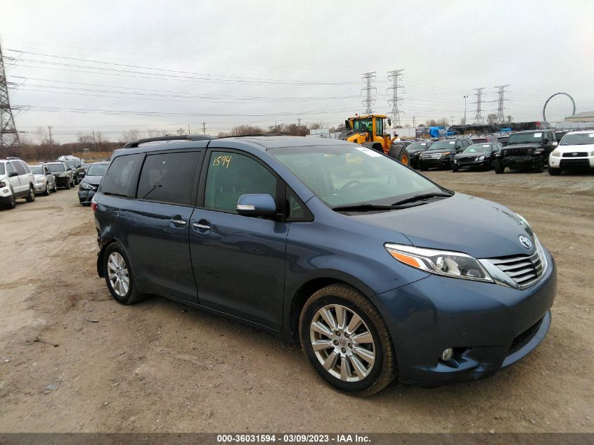 2017 TOYOTA SIENNA XLE AUTO ACCESS - 5TDYZ3DC3HS767039