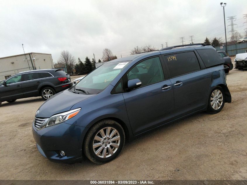 2017 TOYOTA SIENNA XLE AUTO ACCESS - 5TDYZ3DC3HS767039