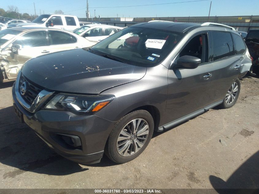 2019 NISSAN PATHFINDER SV - 5N1DR2MN9KC627589
