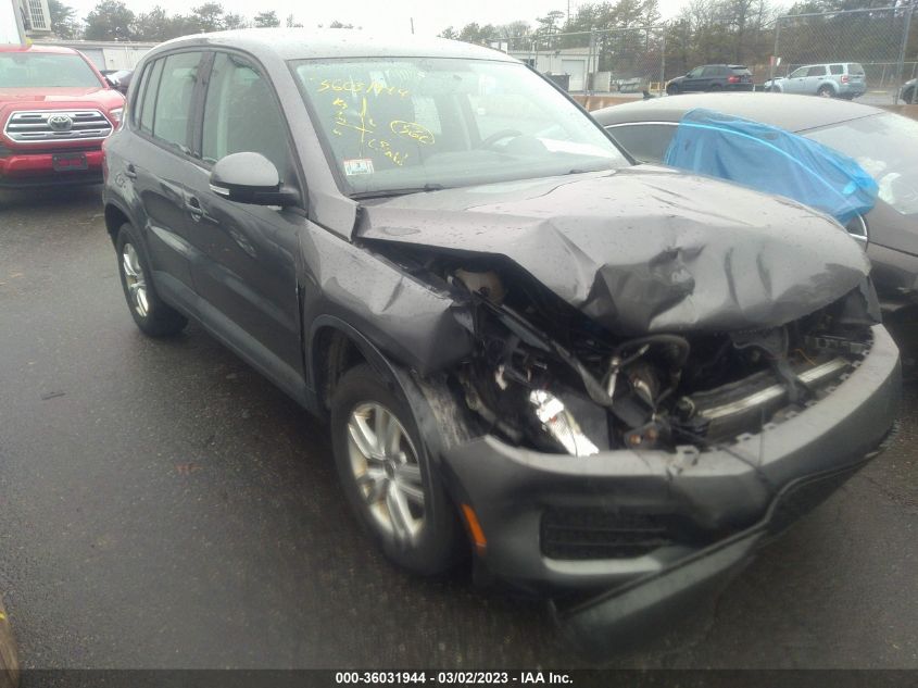 2014 VOLKSWAGEN TIGUAN S - WVGBV3AX7EW601137