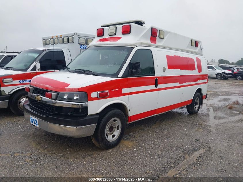 2013 CHEVROLET EXPRESS 3500 DIESEL 1GBZGUCL5D1102317