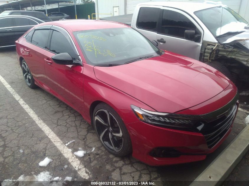 2021 HONDA ACCORD SEDAN SPORT SE - 1HGCV1F43MA003023