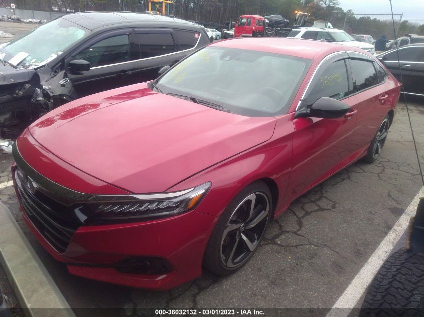 2021 HONDA ACCORD SEDAN SPORT SE - 1HGCV1F43MA003023