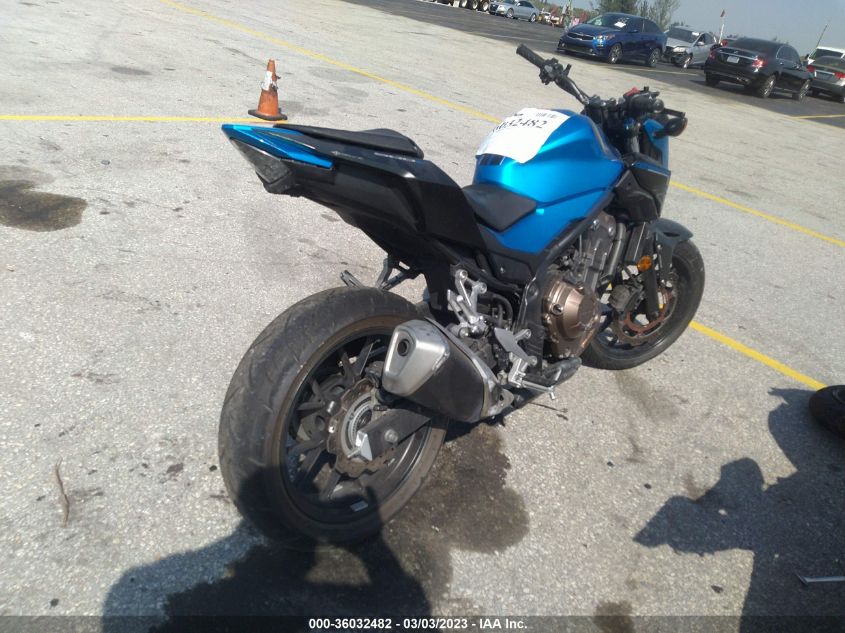 2018 HONDA CB500 FA - ABS MLHPC4500J5500022