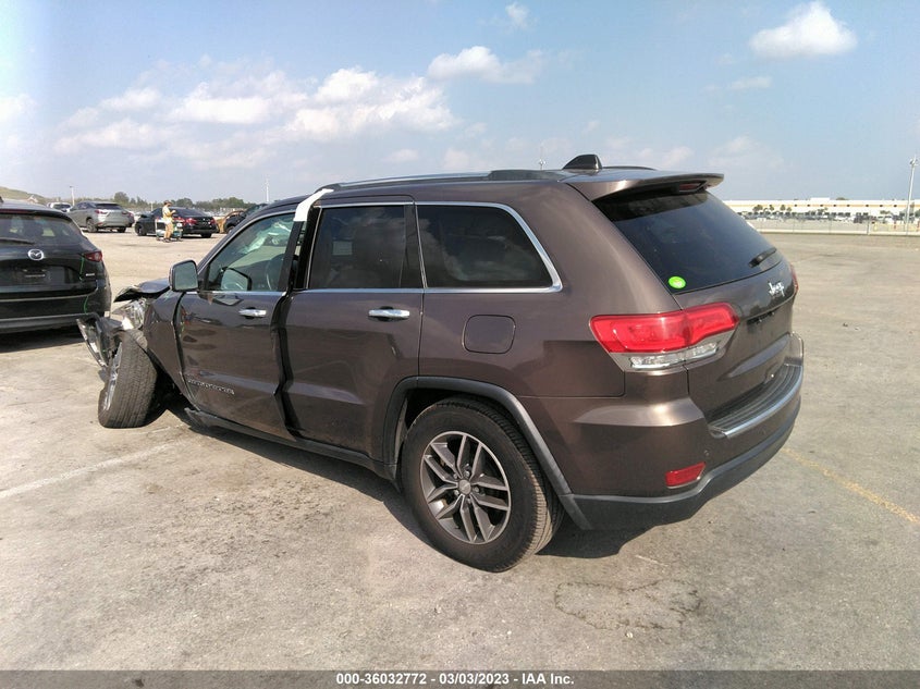 VIN 1C4RJEBG0JC140707 2018 JEEP GRAND CHEROKEE LIMITED