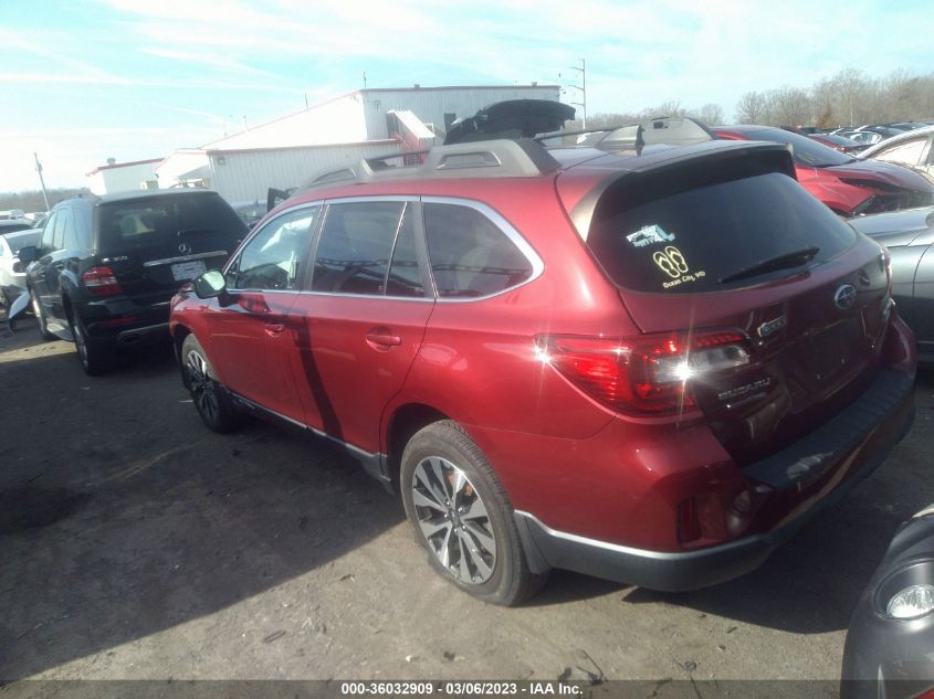 2016 SUBARU OUTBACK 2.5I LIMITED - 4S4BSANC9G3355166