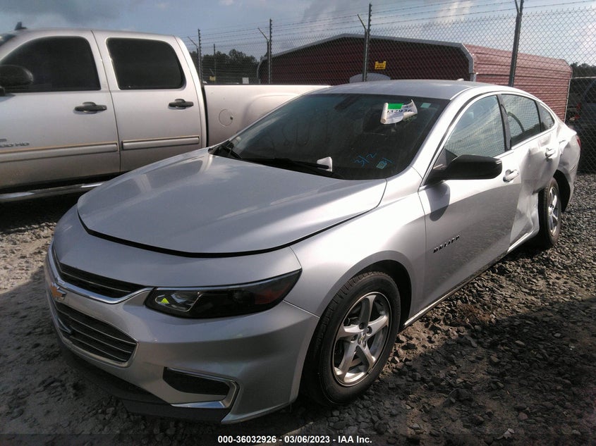 VIN 1G1ZB5ST1HF284083 2017 CHEVROLET MALIBU LS
