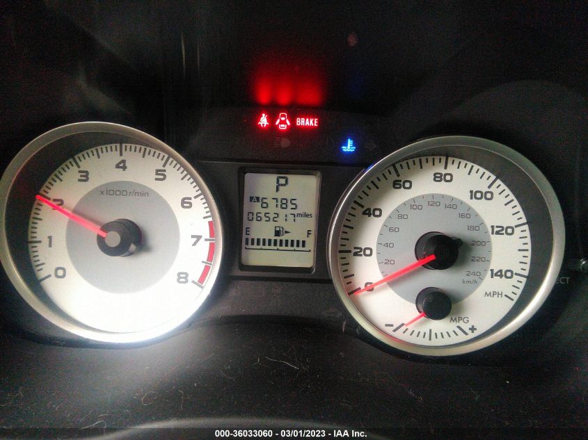 2013 SUBARU IMPREZA WAGON 2.0I SPORT PREMIUM - JF1GPAL65D2876580